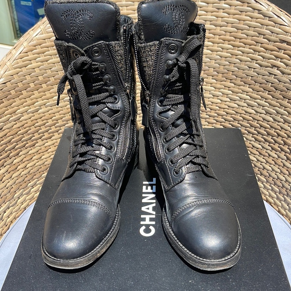 Chanel high boots
